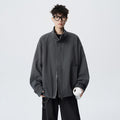 High-Quality  Trendy Stand Collar Jacket for Young Men, Spring and Autumn Fashionable Casual Outerwear