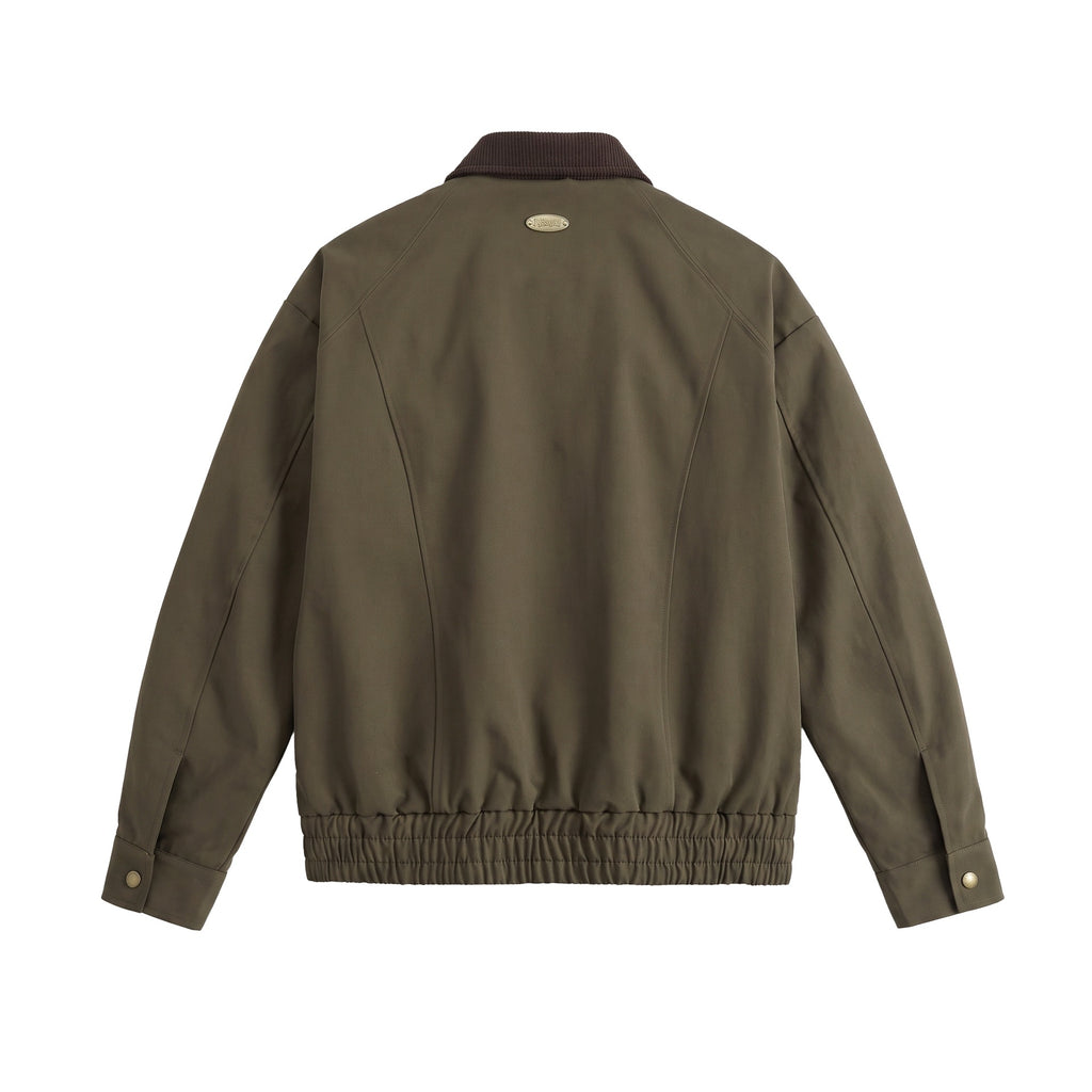 Collar Hunting Jacket Men's Vintage Casual Workwear Coat