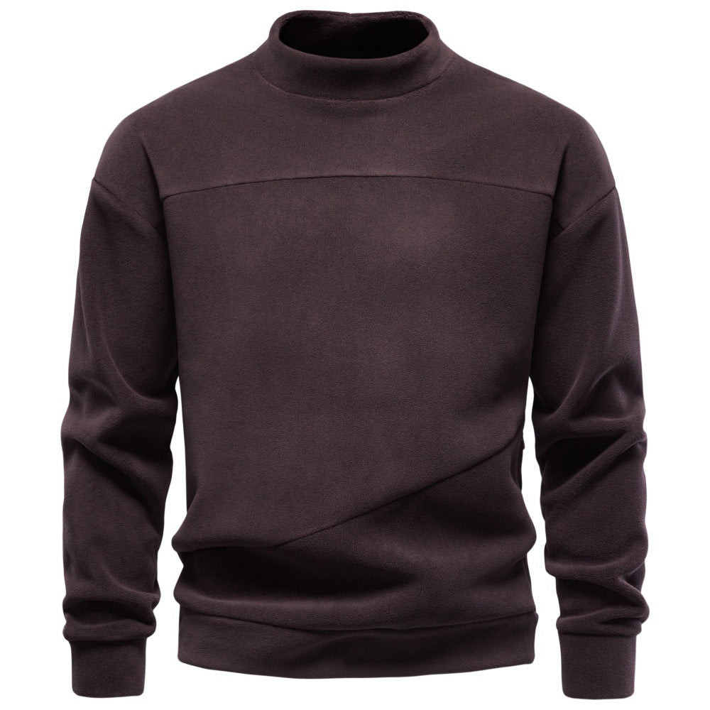 Half collar sweatshirt for men