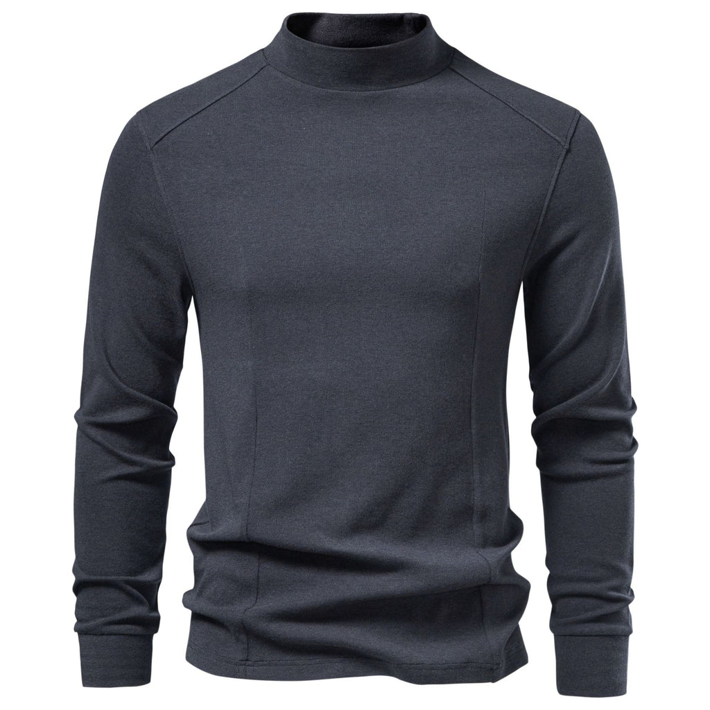 Long sleeved slim fit top for men