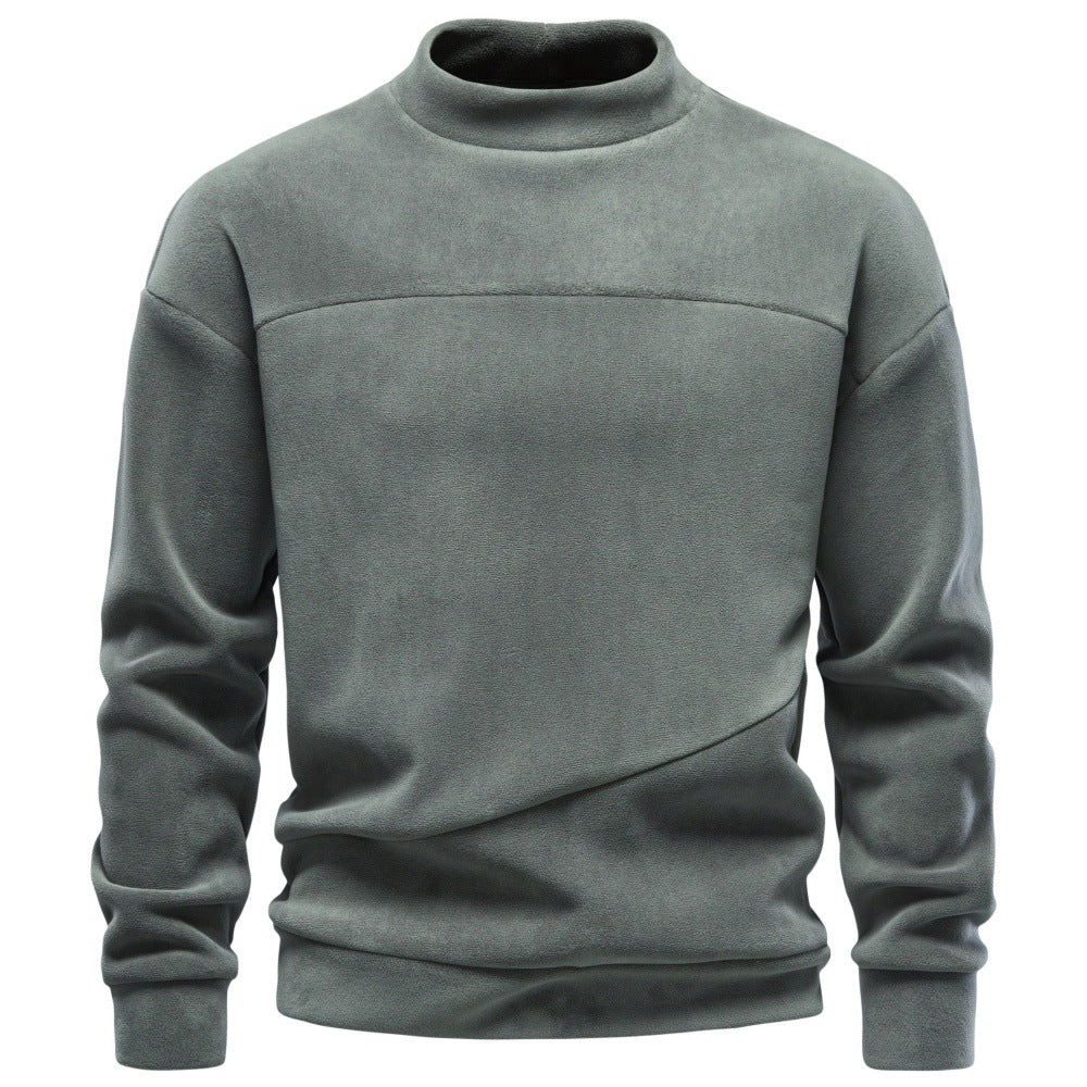 Half collar sweatshirt for men