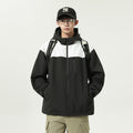 Outdoor Windproof Thermal Hooded Jacket for Men Women Casual Hiking Camping Commute Sporty Windbreaker