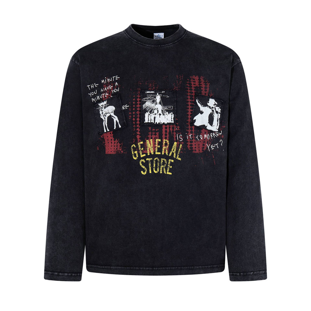 Collage Print Graffiti T-shirt