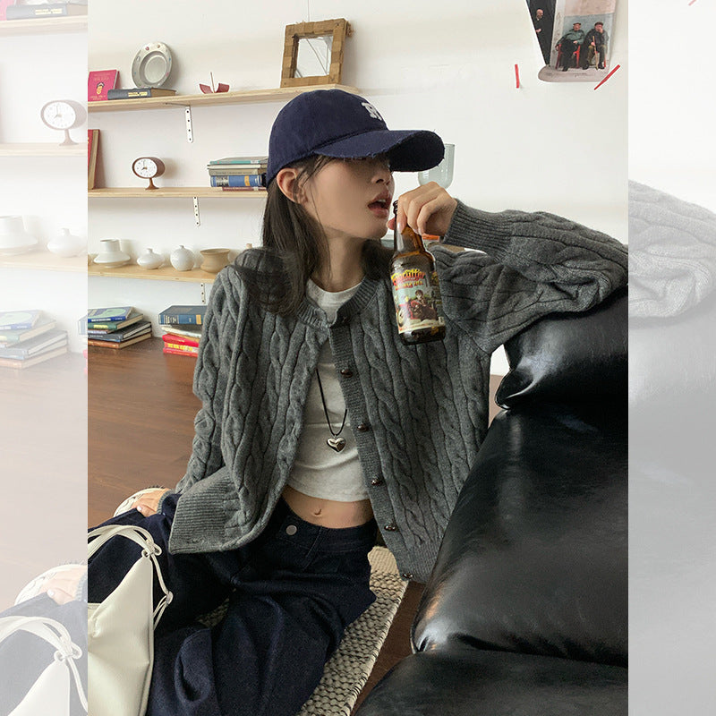 Sweater Coat for Women, Solid Color Outerwear
