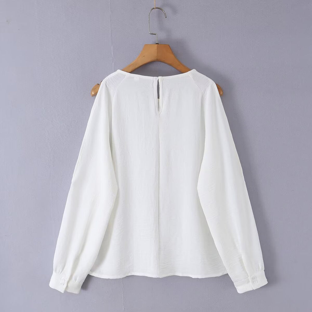 Commuter style split sleeve minimalist shirt