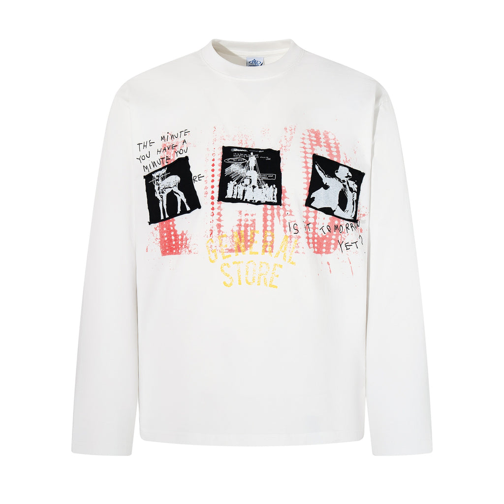 Collage Print Graffiti T-shirt