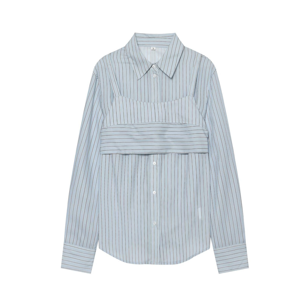 Loose layered long sleeved shirt