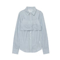 Loose layered long sleeved shirt