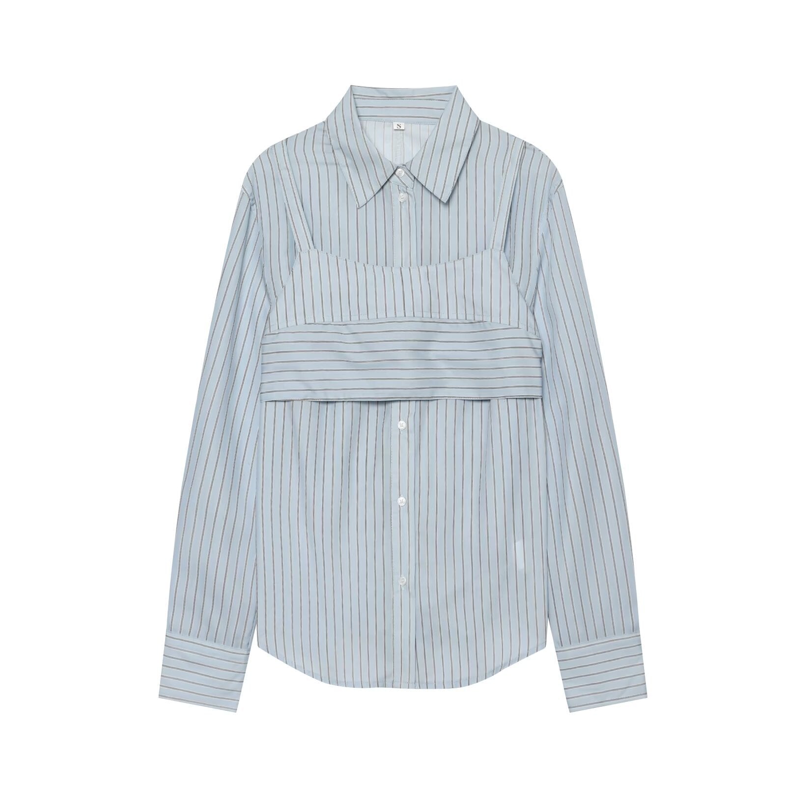 Loose layered long sleeved shirt
