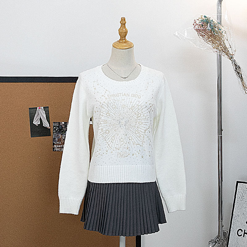 Star Embroidered Sweater