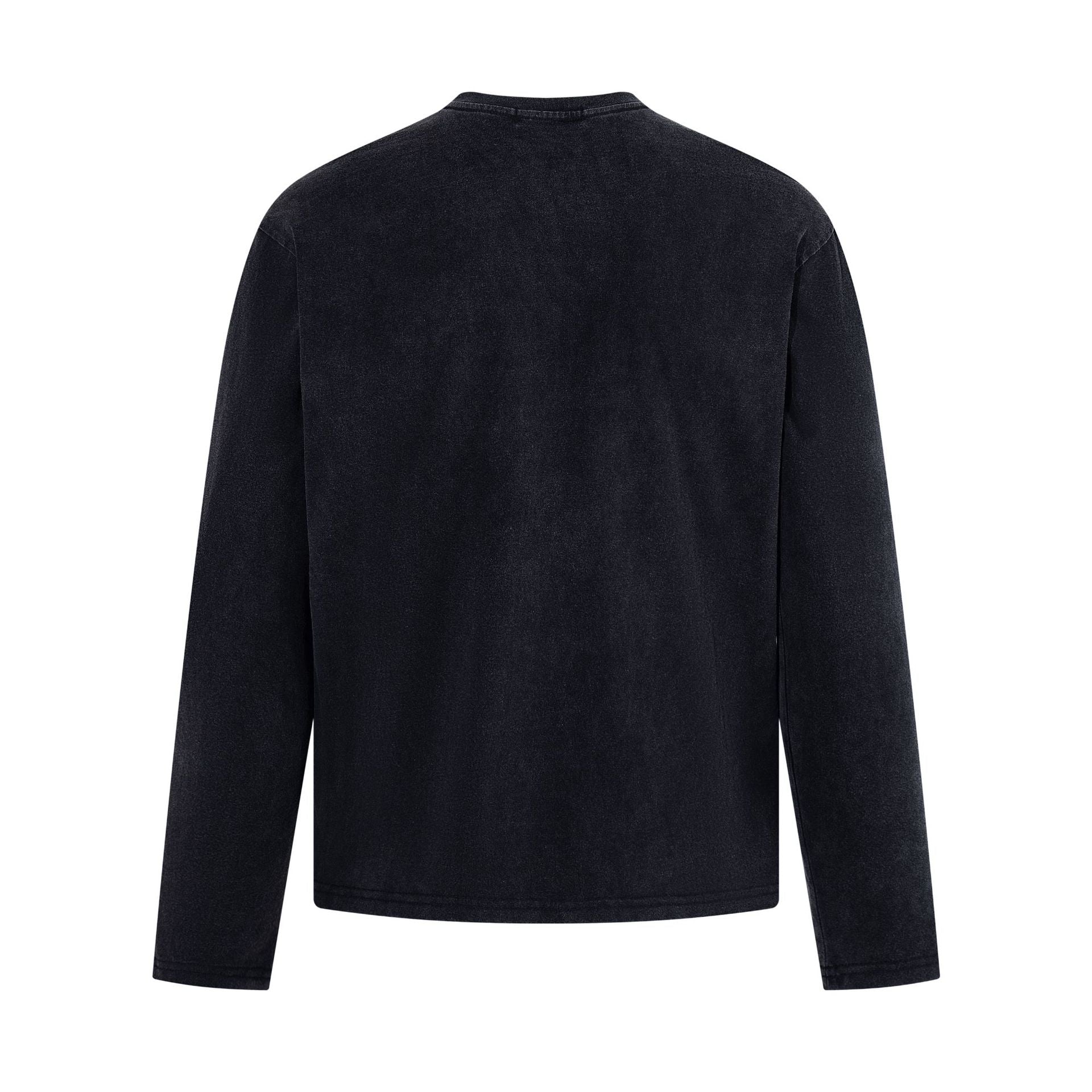 Letter printed long sleeved T-shirt loose casual top