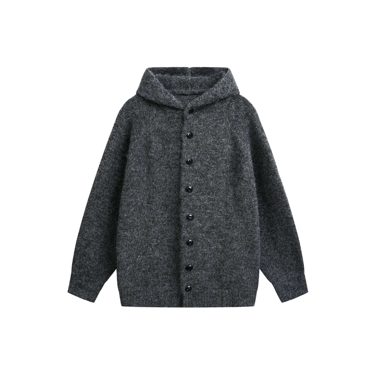 Hooded Cardigan Men's Simple Trendy Versatile Knit Jacket