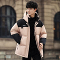 Clothing  Down Jacket Men Winter White Duck Down Short Thick Warm Windproof Fashion Hooded Outerwear