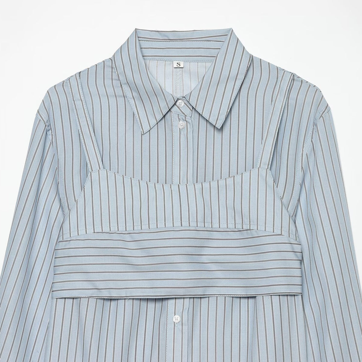 Loose layered long sleeved shirt
