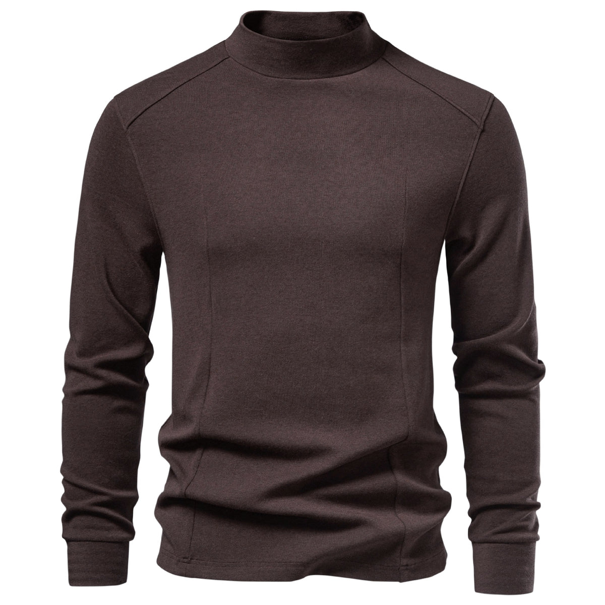 Long sleeved slim fit top for men