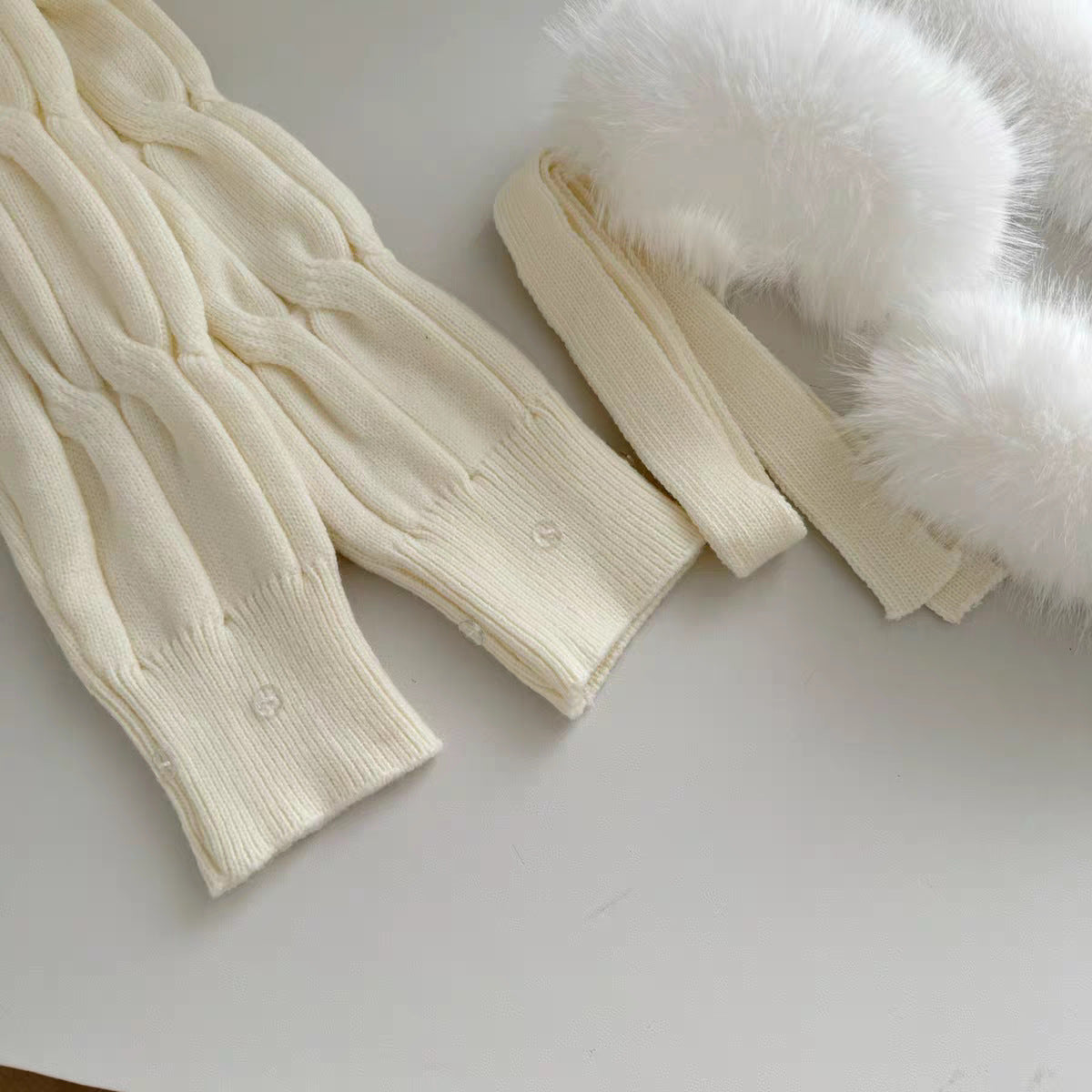 Loose hooded fur collar detachable fur long sleeved jacket for women
